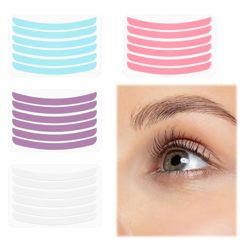 24 Stück Wimpernlifting Zubehör 4 Farbe Mascara Zum Wiedergebrauch Mascara Lift Wimpernlifting Pads Silikon Wimpernlift Pads Mascara Zum Brandschutz Lash Lifting Zubehör Für Wimpern Lifting von Bremorou