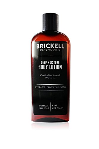 Brickell Men's Tiefe Feuchtigkeit Bodylotion für Männer - Natürlich und Organisch, Ohne Duftstoffe, 237 ml von Brickell Men's Products