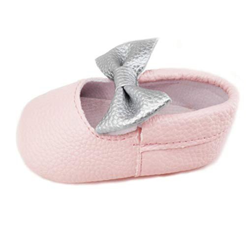 Brillabenny Mokassins Sneakers Schuhe für Neugeborene Jungen Mädchen Baby Yacht Outfit Geburt Luxus, Rosa, 0-3 mesi Larga von Brillabenny