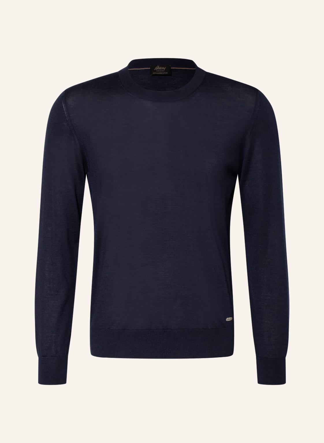 Brioni Cashmere-Pullover Mit Seide blau von Brioni