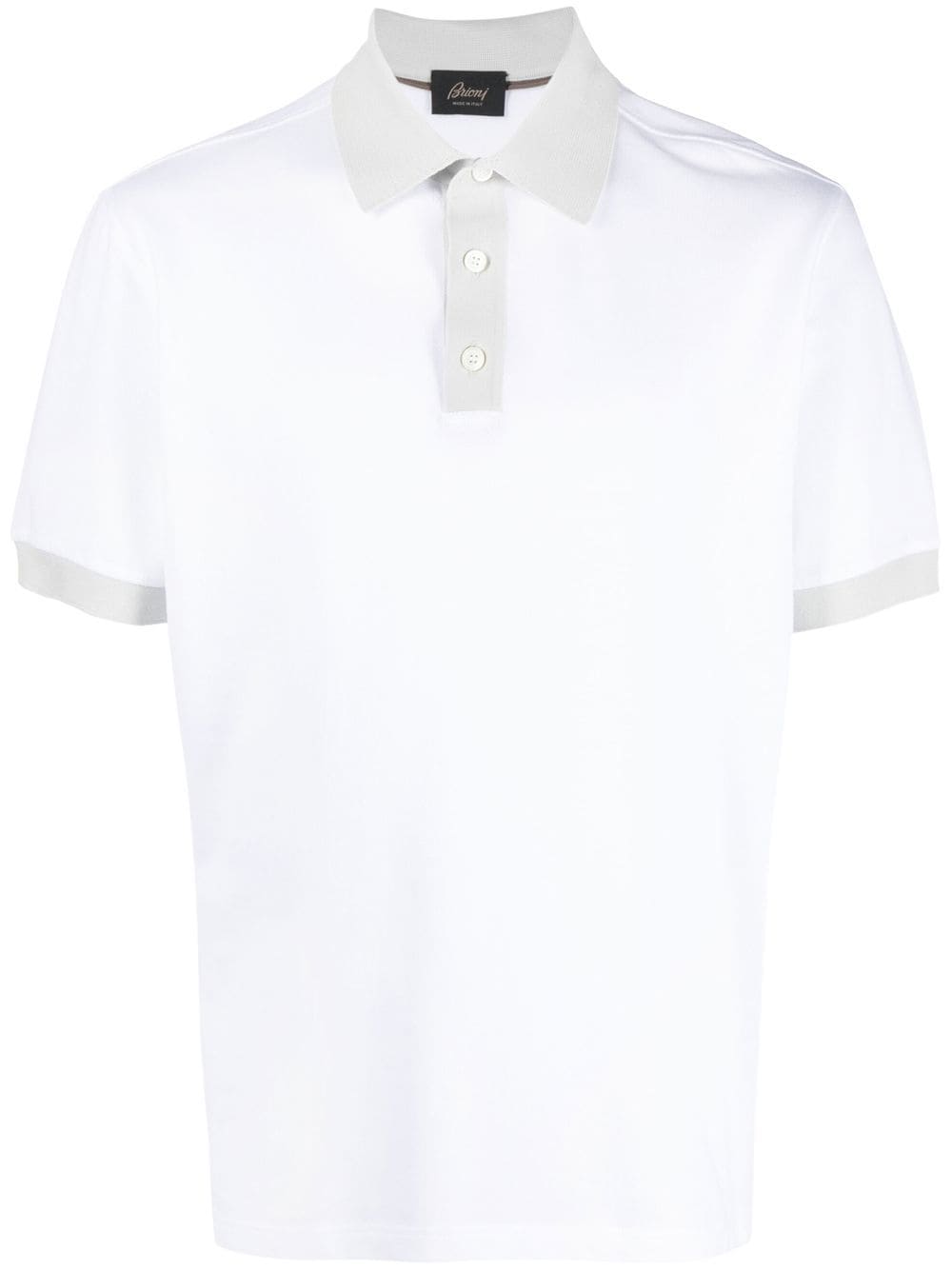 Brioni Klassisches Poloshirt - Weiß von Brioni