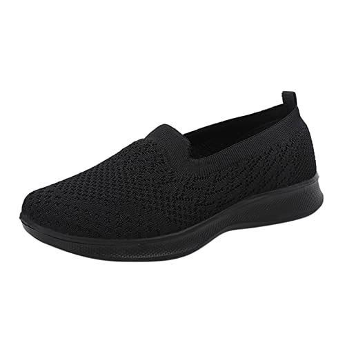 Briskorry Gesundheitsschuhe Damen,Einfach Sneaker - Atmungsaktive Mesh Laufschuhe - Casual Sportschuhe,Elegant Orthopädische Schuhe,Mode Schlupfschuhe,Bequeme Walkingschuhe,Klassische Fitnessschuhe von Briskorry