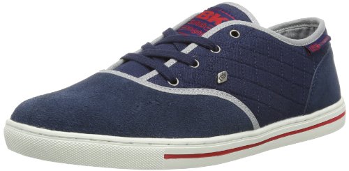 British Knights Capri B33-3650 Herren Sneaker, Blau (Navy/Grey/red 2), EU 43 von British Knights