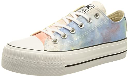 British Knights KAYA LOW, Sneaker, LACHS/BABY BLUE TIE DYE, 39 EU von British Knights