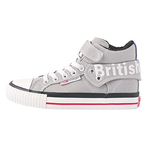 British Knights ROCO Sneaker, Grau Rot Blau, 23 EU von British Knights