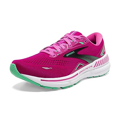 Brooks Damen Adrenaline Gts 23 Sneaker, Pink Festival Fuchsia Black, 40.5 EU von Brooks