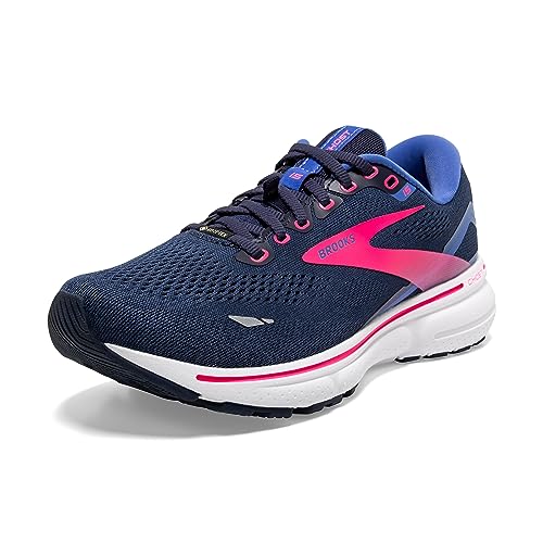 BROOKS Damen Ghost 15 GTX Sneaker, Peacoat/Blue/Pink, 41 EU von Brooks