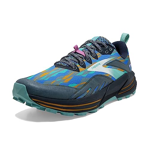 Brooks Herren Cascadia 16 Sneaker, Eclipse Marina Chalk, 42.5 EU von Brooks