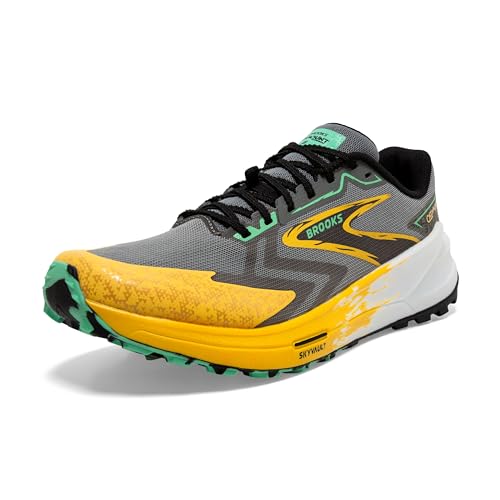 BROOKS Herren Catamount 3 Sneaker, Lemon Chrome Sedona Salbei, 42.5 EU von Brooks