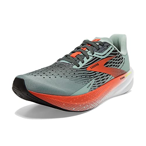 BROOKS Herren Hyperion Max Sneaker, Blaues Surf/Kirsche/Nachtleben, 43 EU von Brooks