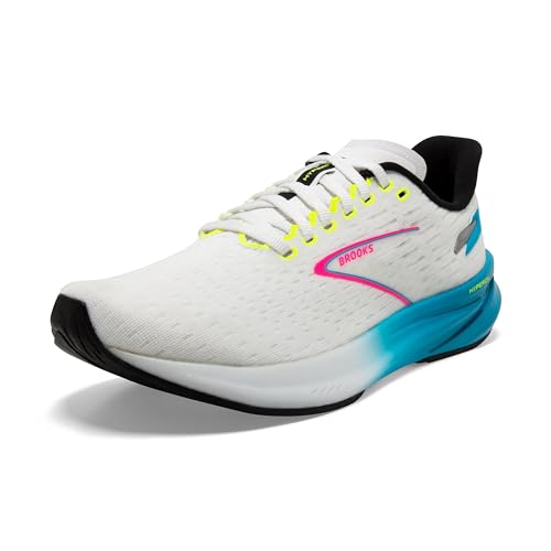 BROOKS Herren Hyperion Sneaker, Weiß Blau Pink, 45.5 EU von Brooks