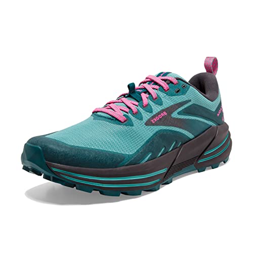 Brooks Damen Cascadia 16 Laufschuh, Porcelain Blue Coral Pink, 36 EU von Brooks