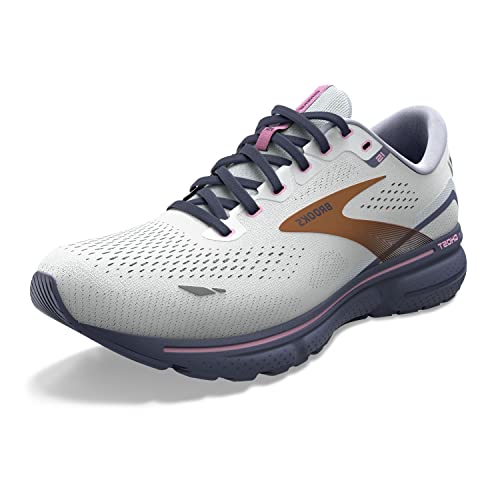 Brooks Damen Ghost 15 Sneaker, Spa Blue Neo Pink Copper, 41 EU von Brooks