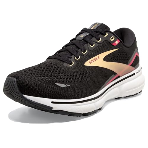 Brooks Damen Ghost 15 Sneaker, Black Orange Raspberry, 43 EU von Brooks