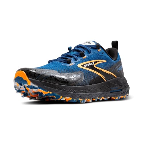 Brooks Herren Cascadia 18 Sneaker, Blue Sapphire Black Orange, 42 EU von Brooks