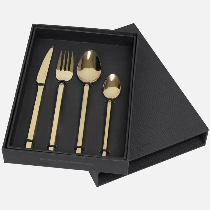 Broste Copenhagen Tvis Cutlery - Set of 4 - Rose Gold von Broste Copenhagen