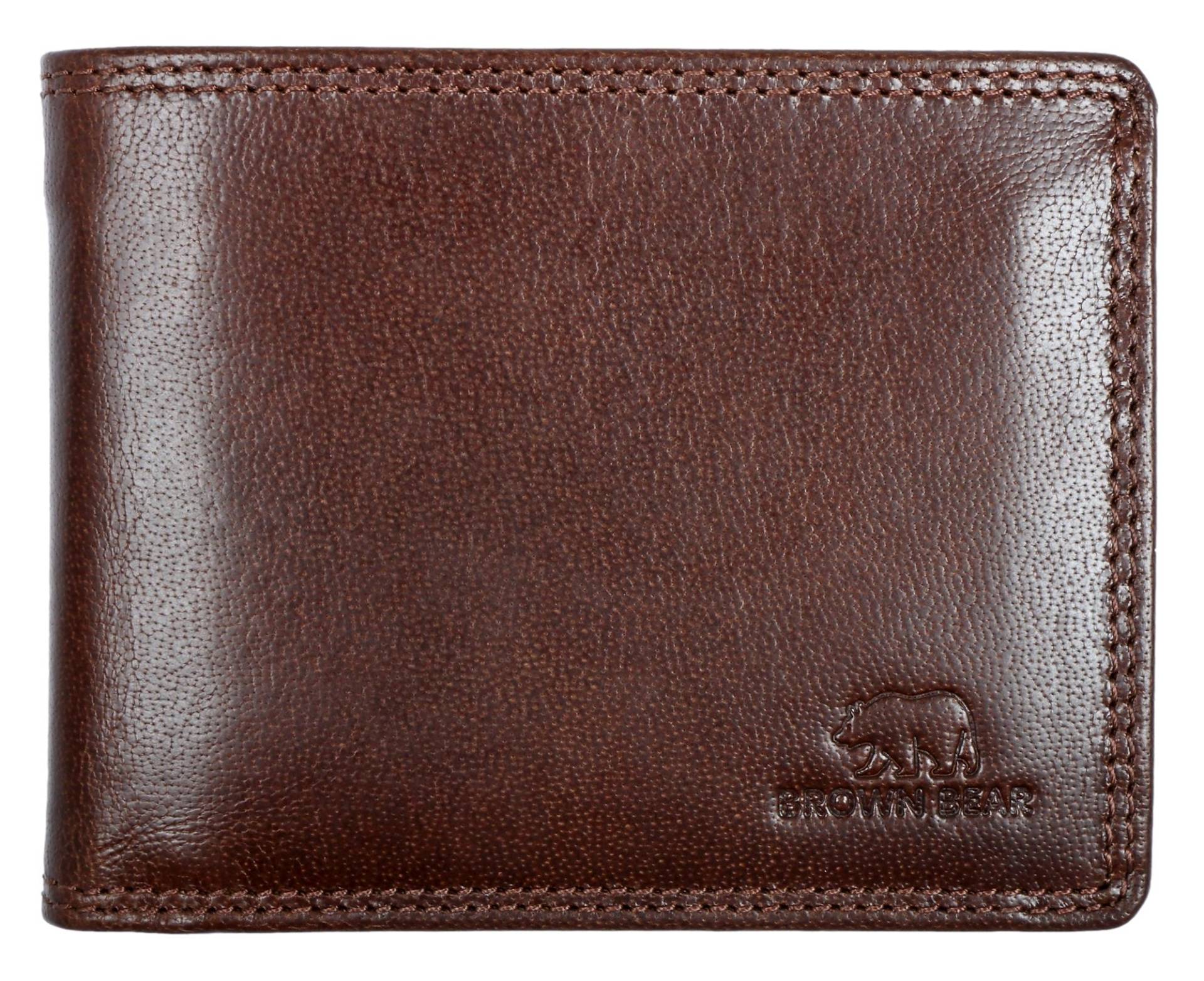 Brown Bear Classic 8061 - kleinere Geldbörse Braun von Brown Bear