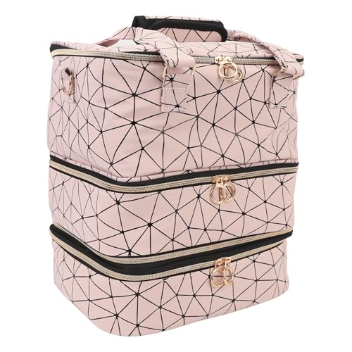 84 Flaschen Nagellack-Organizer-Tasche mit 3 Schichten, Abnehmbarer Nagel-Set-Aufbewahrungskoffer, Maniküre-Werkzeuge, Umhängetasche, Großes Fassungsvermögen für Nagelwerkzeuge 84 Flaschen Nagellack-Organizer-Tasche mit 3 Schichten, Abnehmbarer Nagel-Set-Aufbewahrungskoffer, Maniküre-Werkzeuge, Umhängetasche, Großes Fassungsvermögen für Nagelwerkzeuge von Brrnoo