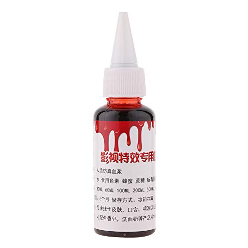 Halloween-Kunstblut, Cosplay, Halloween, verletzten Zombie Fantasie-Make-up, ungiftig, nicht stimuliert, Vampir (30 ml) von YUYTE