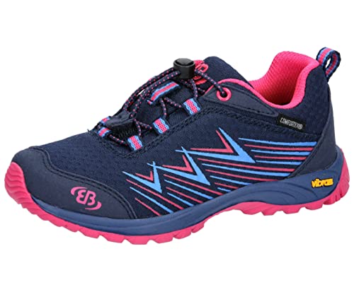 Brütting Mädchen Chesna Low Cross-Laufschuh, marine/blau/pink, 34 EU von Brütting