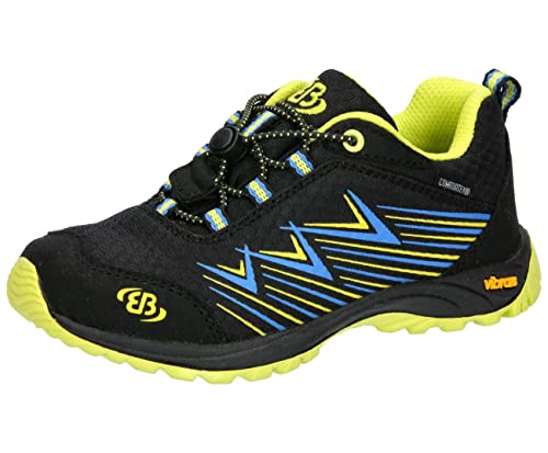 Brütting Chesna Low Cross-Laufschuhe, schwarz/blau/Lemon, 32 EU von Brütting