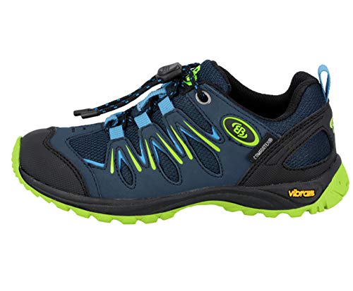 Brütting Unisex Kinder Expedition Kids Traillaufschuhe, Marine Blau Lemon, 26 EU von Brütting