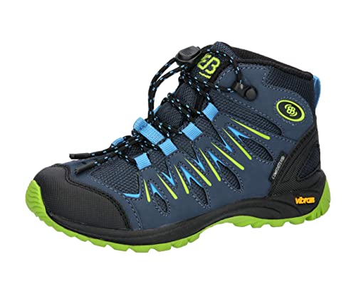 Brütting Expedition Kids High Traillaufschuhe, Marine/blau/Lemon, 31 EU von Brütting