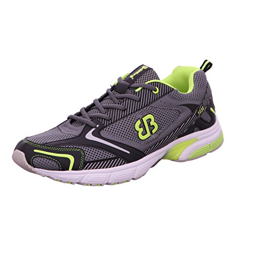 Brütting Fusion Herren Fitnessschuhe, Grau/ Schwarz/ Lemon, 46 EU von Brütting