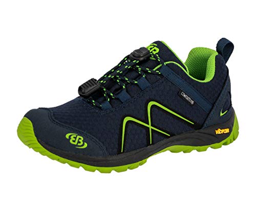 Brütting Unisex Kinder Guide Trekking- & Wanderhalbschuhe, Marine/ Lemon, 38 EU von Brütting