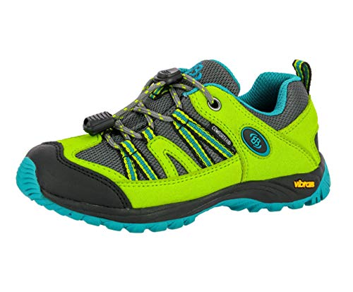 Brütting Unisex Kinder Ohio Low Trekking-& Wanderhalbschuhe, Lemon Grau Blau, 36 EU von Brütting