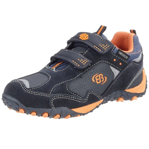 Brütting Leopold V 521006, Jungen Sneaker, blau, (marine-orange-silber ), EU 32 von Brütting