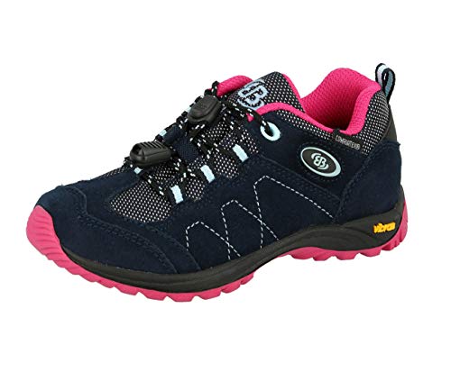 Brütting Bergen Low Mädchen Trekking- & Wanderhalbschuhe, Marine/ Pink/ Blau, 39 EU von Brütting