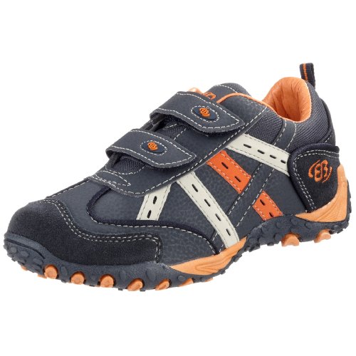 Brütting Migel V 521010, Jungen Sneaker, blau, (marine-beige-orange ), EU 34 von Brütting