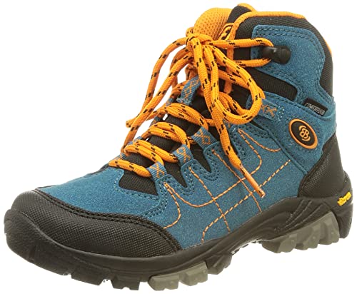 Brütting Unisex Kinder Mount Shasta Kids Hi Cross-Laufschuh, petrol/schwarz/orange, 35 EU von Brütting