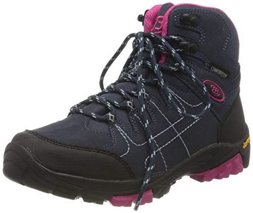 Brütting Mädchen Mount Shasta Kids Hi Cross-Laufschuh, Marine/ Pink/ Türkis, 38 EU von Brütting