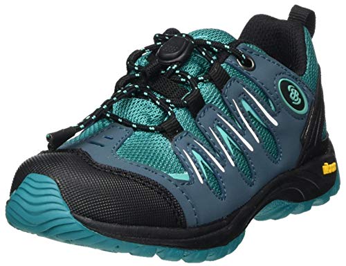 Brütting Unisex Kinder Expedition Kids Cross-Laufschuh, Petrol/ Schwarz, 30 EU von Brütting