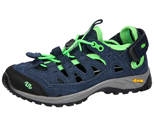 Brütting Unisex Kinder Milow Cross-Laufschuh, marine/grün, 33 EU von Brütting