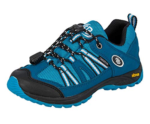 Brütting Unisex Kinder Ohio Low Trekking-& Wanderhalbschuhe, Blau Weiß, 33 EU von Brütting