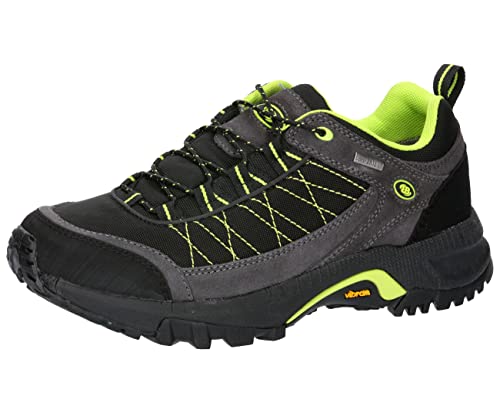 Brütting Unisex Mount Egmont Traillaufschuhe, schwarz/grau/Lemon, 41 EU von Brütting