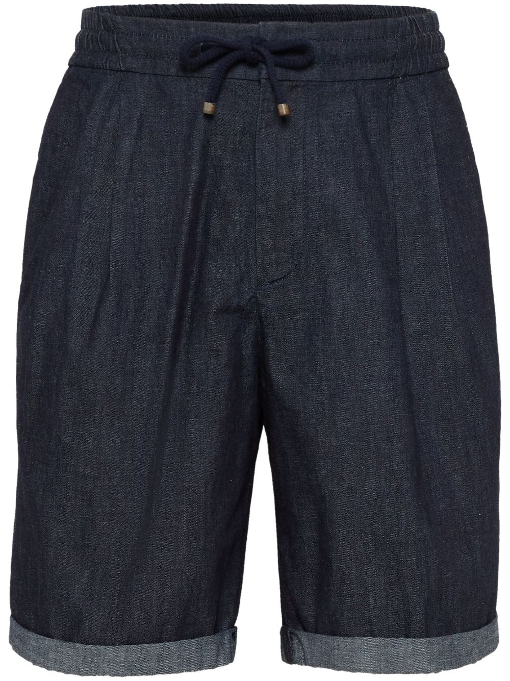 Brunello Cucinelli Jeans-Shorts mit Kordelzug - Blau von Brunello Cucinelli