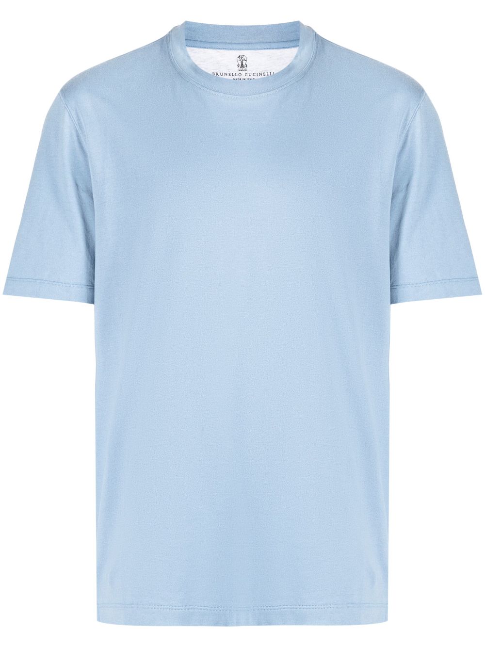 Brunello Cucinelli T-Shirt mit Rundhalsausschnitt - Blau von Brunello Cucinelli