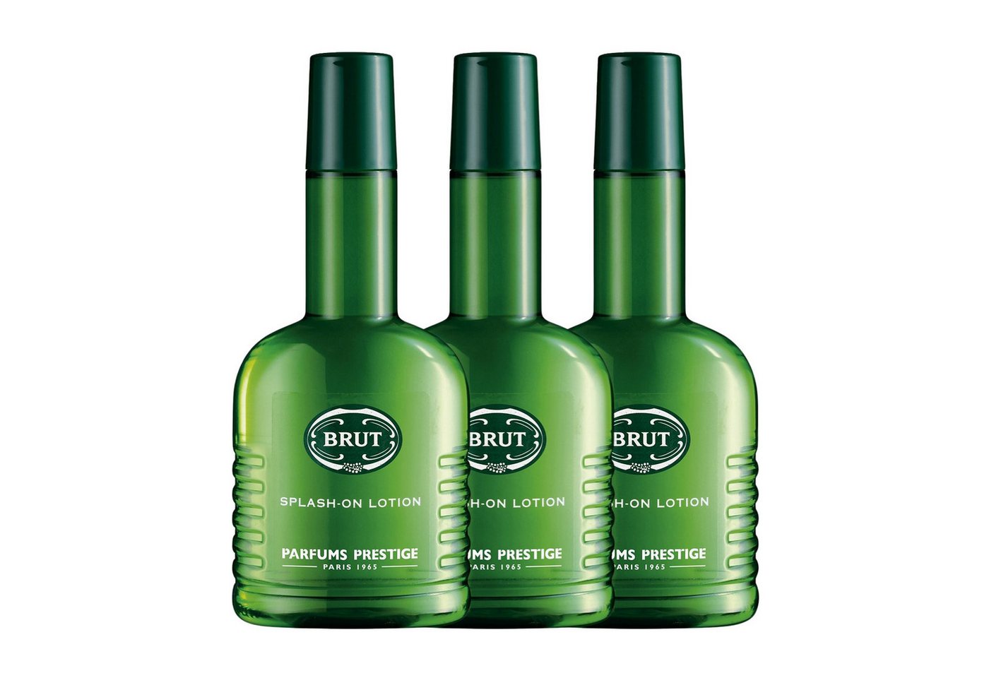 Brut Bodyspray 3x Brut Splash On Lotion je 200ml Erfrischende Lotion for Man von Brut