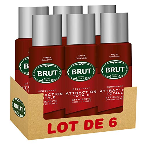 Brut Herren-Deodorant, Spray 200 ml, 6er-Pack von Brut