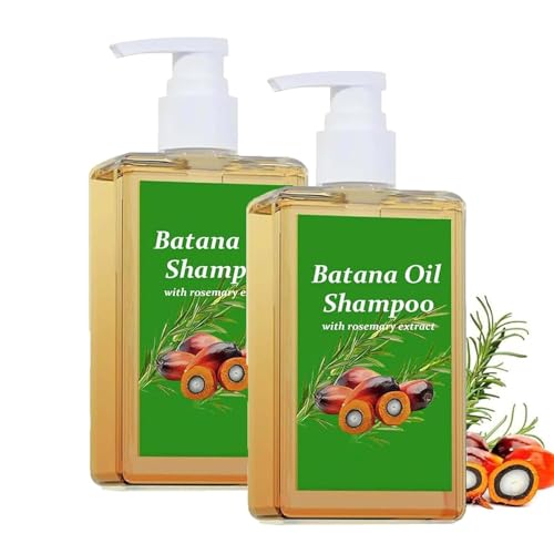 Batana Oil Shampoo, Batana Shampoo mit Rosemary Extrakt, Natürliches Kaltgepresstes Batanaöl für dünner werdendes Haar für Frauen & Männer Haarausfall, Haarverdichtung Produkt für Haarpflege (2Stk) Batana Oil Shampoo, Batana Shampoo mit Rosemary Extrakt, Natürliches Kaltgepresstes Batanaöl für dünner werdendes Haar für Frauen & Männer Haarausfall, Haarverdichtung Produkt für Haarpflege (2Stk) von Btsozer
