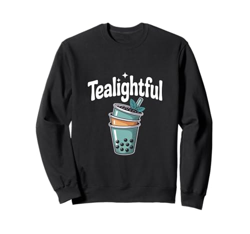 Teelicht im Boba-Design für Teeliebhaber Sweatshirt Teelicht im Boba-Design für Teeliebhaber Sweatshirt von Bubble Tea Enthusiast Apparel
