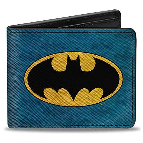 Buckle-Down Unisex-Erwachsene Bifold Wallet Batman Zweifalten-Geldbörse, Mehrfarbig, Einheitsgröße von Buckle-Down