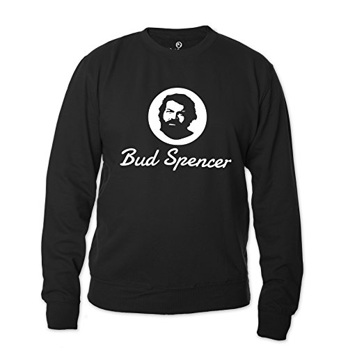 Bud Spencer Herren Official Logo Sweatshirt (schwarz) (M) von Bud Spencer