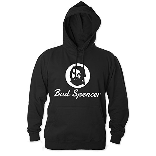 Bud Spencer Herren Official Logo Hoodie (schwarz) (M) von Bud Spencer