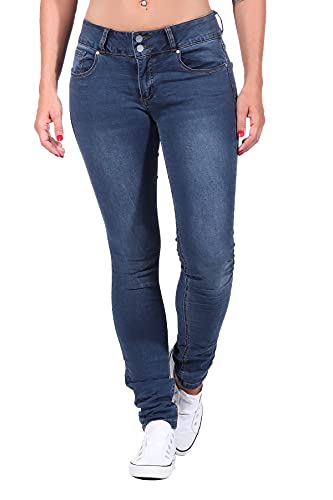 Buena Vista Modevertriebs Tummyless Stretch Denim mid Stone - S von Buena Vista