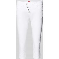 Buena Vista Caprihose in unifarbenem Design Modell 'Malibu' in Weiss, Größe L von Buena Vista